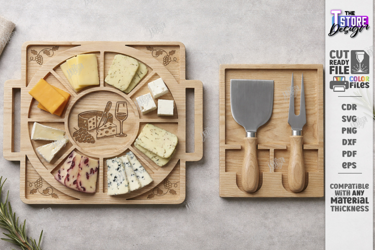 Cheese Board Laser Cut| Serving Tray | Serving Board Laser