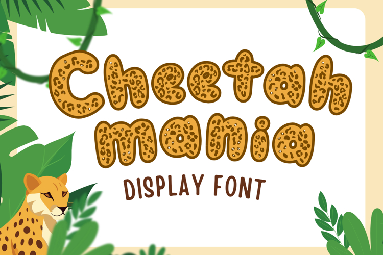 Cheetah Mania - Display Font example image 1