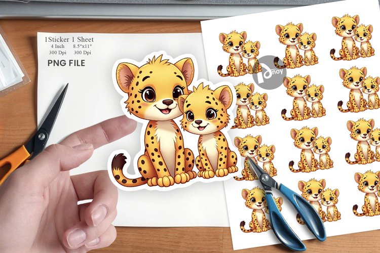 Cheetah Print Clipart Image 10