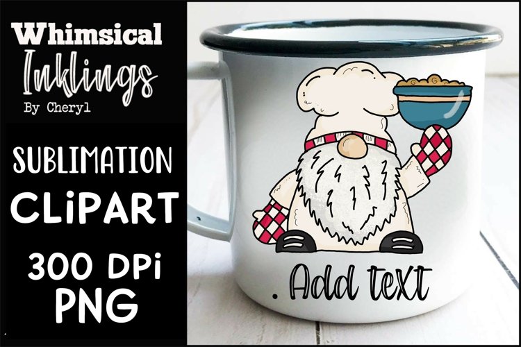 Cute Gnome Clipart Image 3