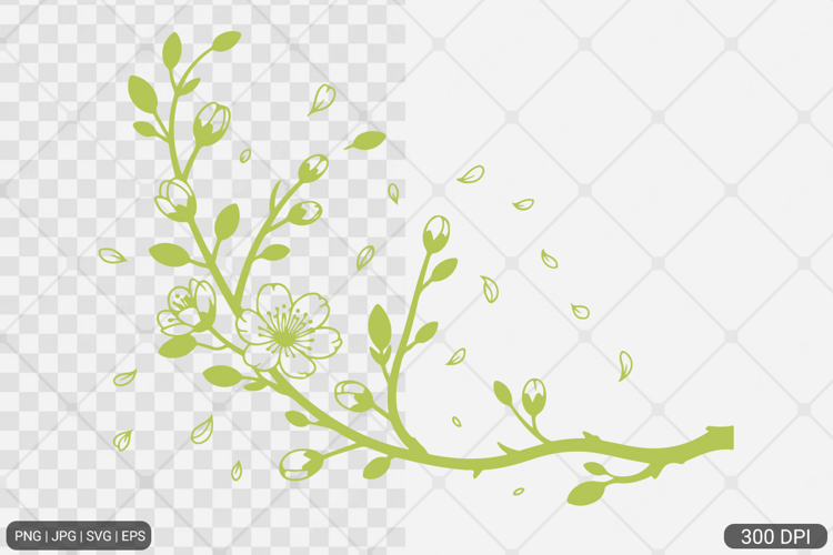Cherry Blossom SVG PNG