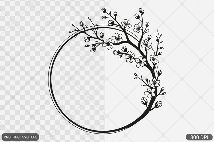 Cherry Blossom SVG PNG