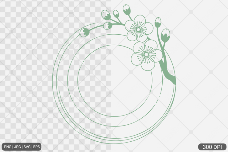 Cherry Blossom SVG PNG