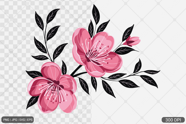 Cherry Blossom SVG PNG