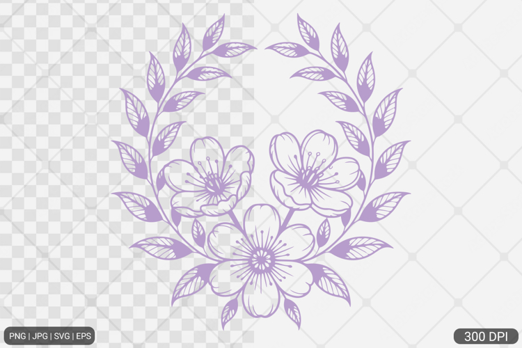 Cherry Blossom SVG PNG