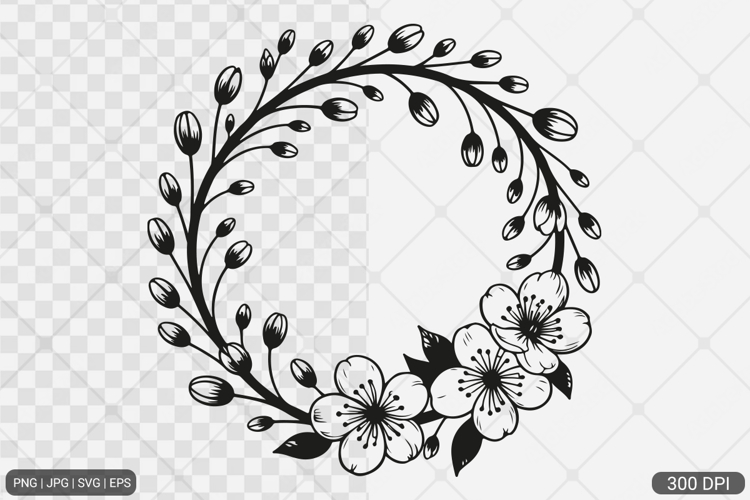 Cherry Blossom SVG PNG