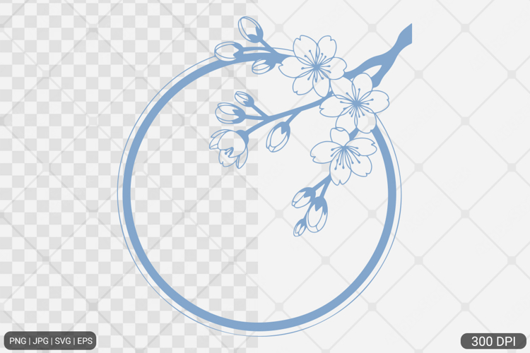 Cherry Blossom SVG PNG