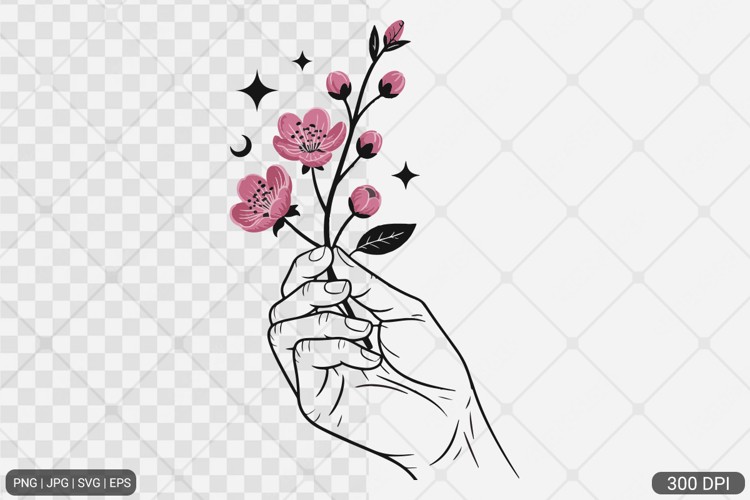 Cherry Blossom SVG PNG