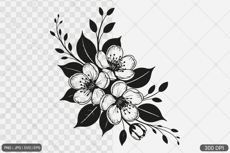 Cherry Blossom SVG PNG