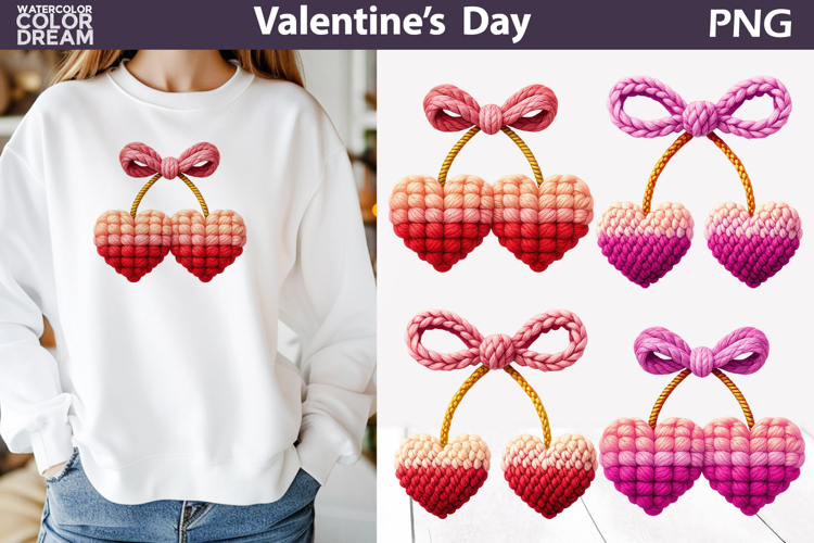 Valentine Cherry Clipart | Heart Valentines Day