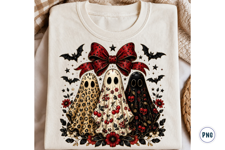 Coquette Halloween Sublimation Design