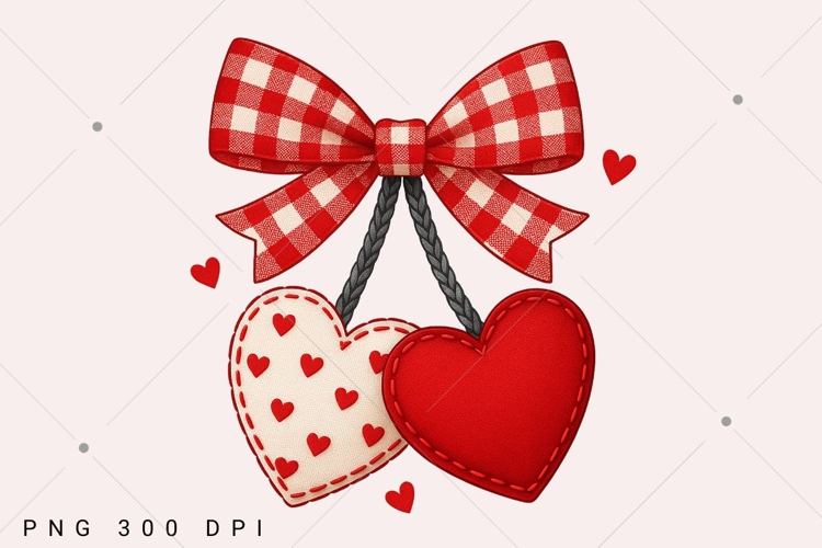 Cherry Valentines Day PNG,Vday Preppy PNG,Valentines Day Png
