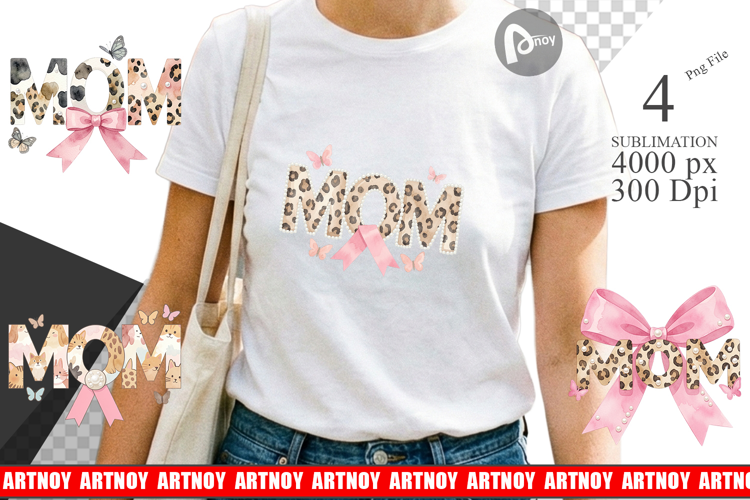 Chic Animal Print MOM Sublimation