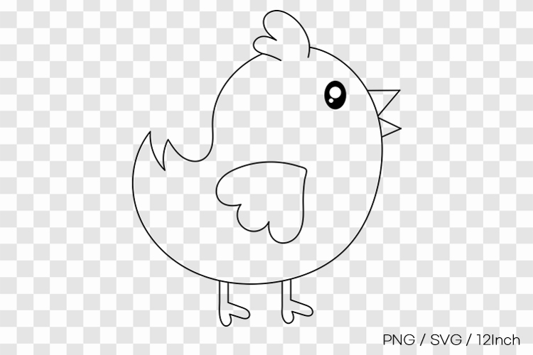 Chicken Drawing Image 24