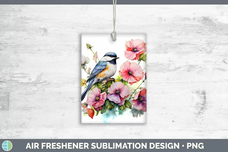 Chickadee Air Freshener | Sublimation Car Freshener Designs