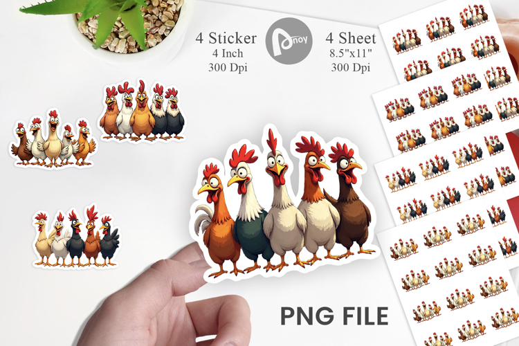 Cute Chicken Clipart Image 3