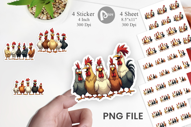 Cute Chicken Clipart Image 15