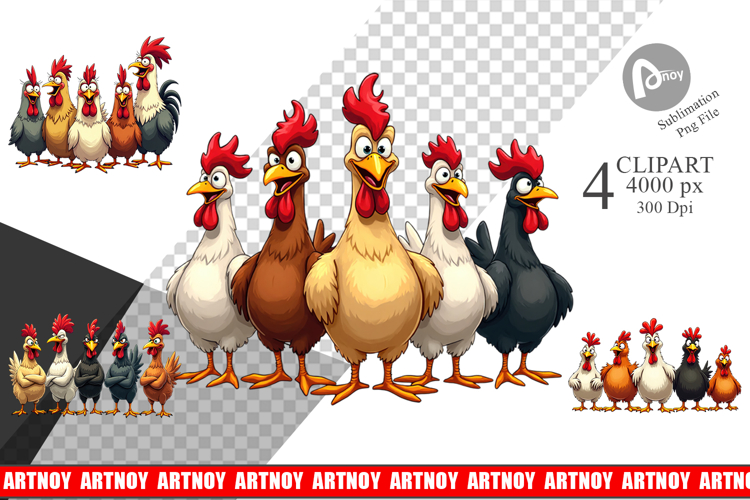 Chicken Emotion Clipart