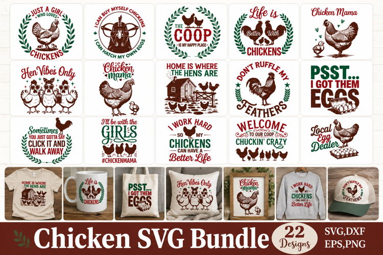 Chicken SVG Bundle
