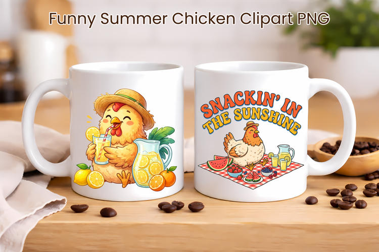 Funny Summer Chicken Clipart | Sarcastic Quotes Chicken PNG