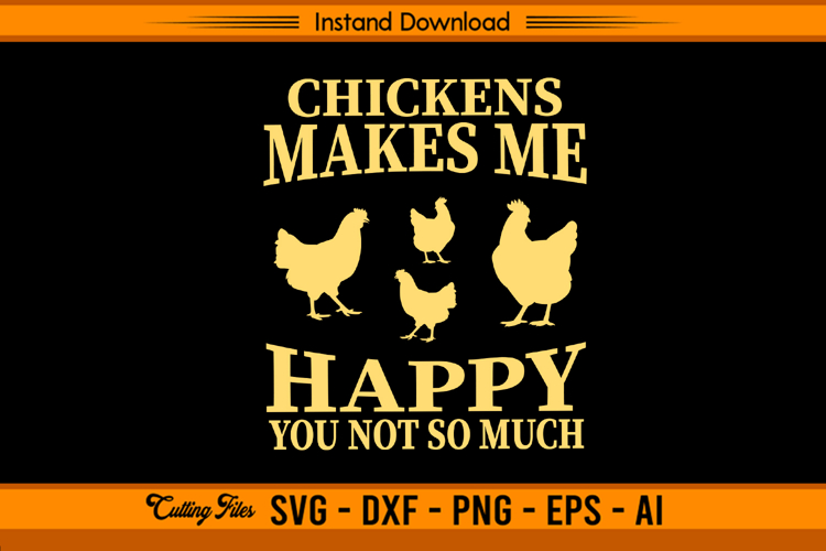 Funny Chicken SVGs Image 8