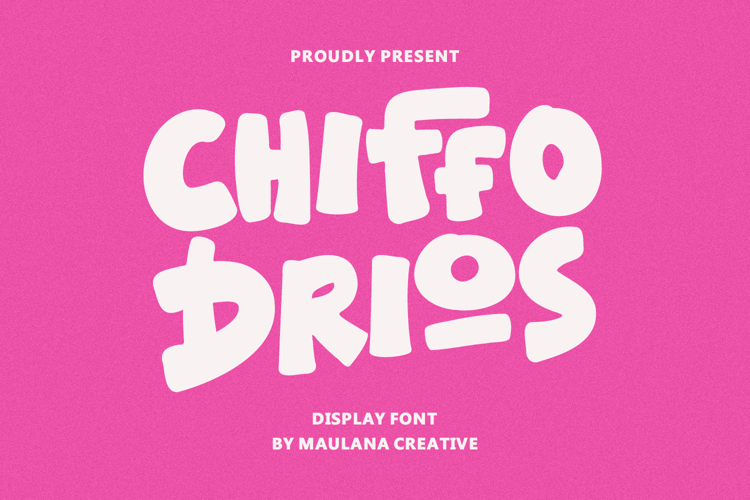 Chiffo Drios Display Font