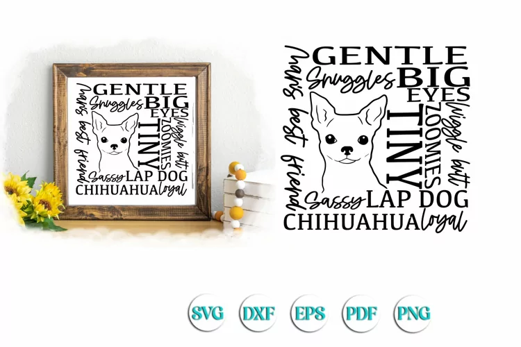 Chihuahua Subway Svg Cut file