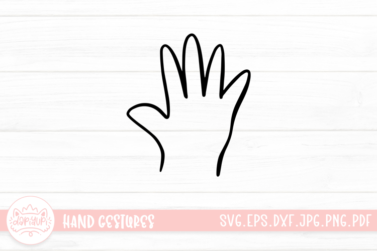 Handprint Clipart Image 11