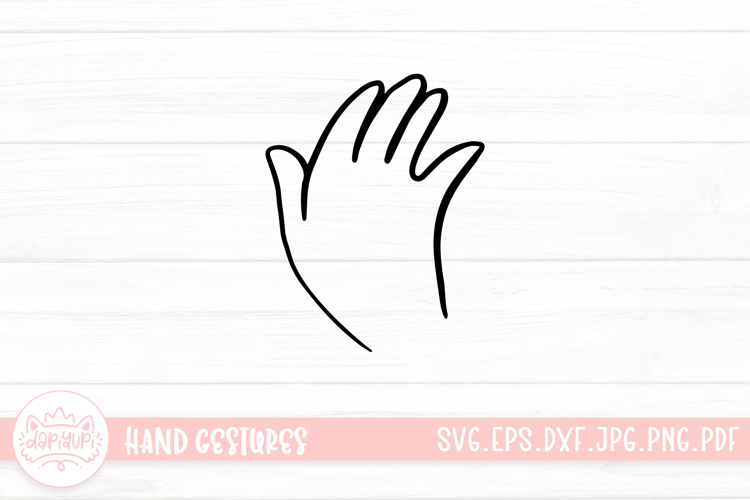 Handprint Clipart Image 6