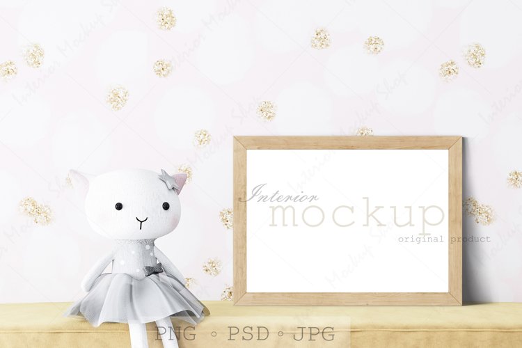 Children Room Mockup, Mockup For Art example image 1