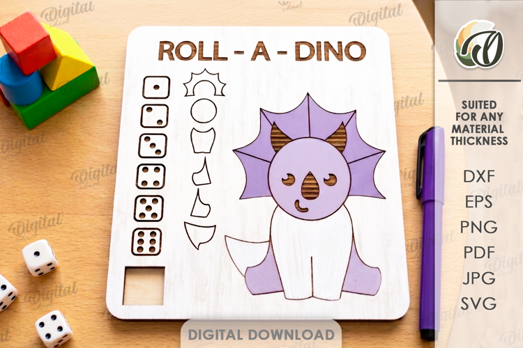 Kids Coloring Game Laser Cut. Educational Game SVG