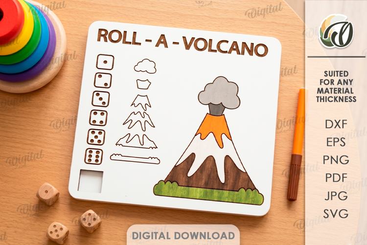 Kids Coloring Game Laser Cut. Educational Game SVG