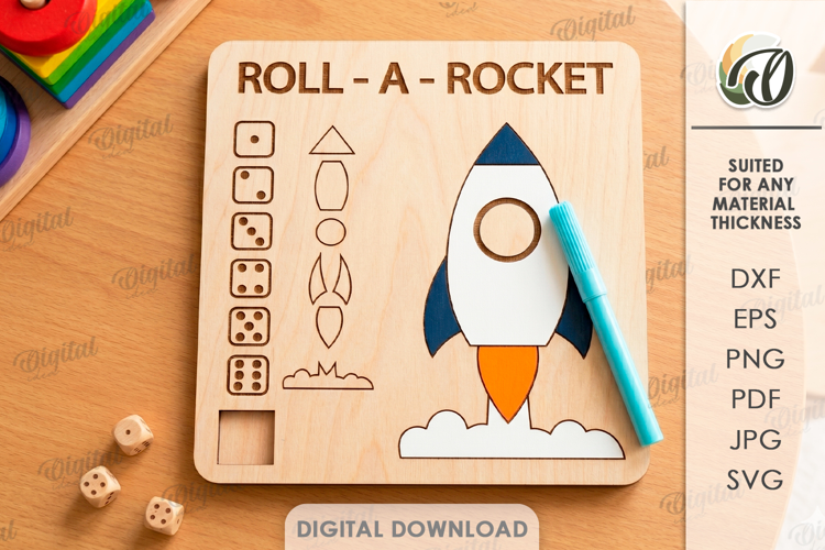 Kids Coloring Game Laser Cut. Educational Game SVG