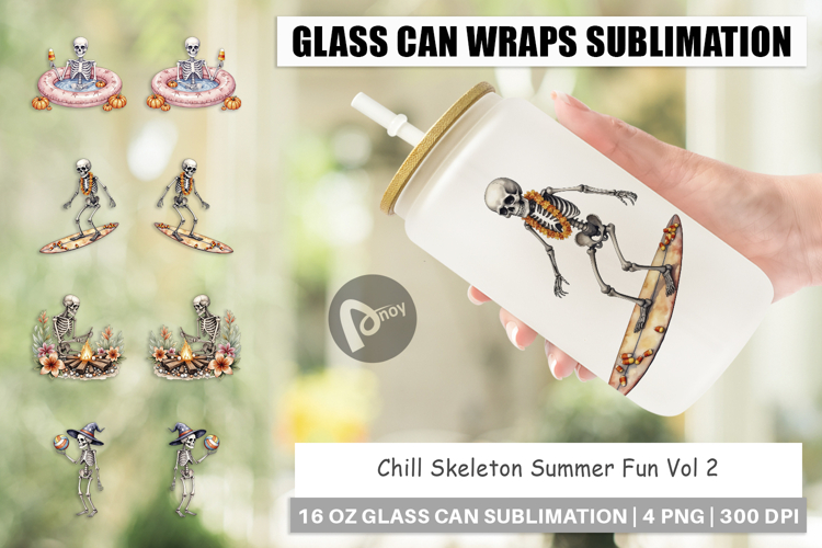 Glass Can Chill Summer Skeletons