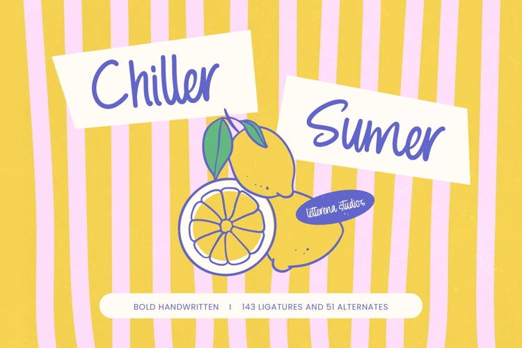 Chiller Sumer - Bold Handwritten