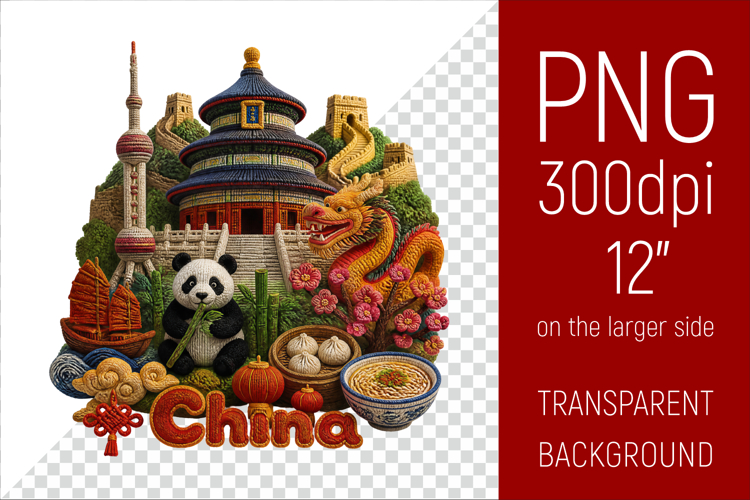 China Travel Landmark | National Culture Illustratio