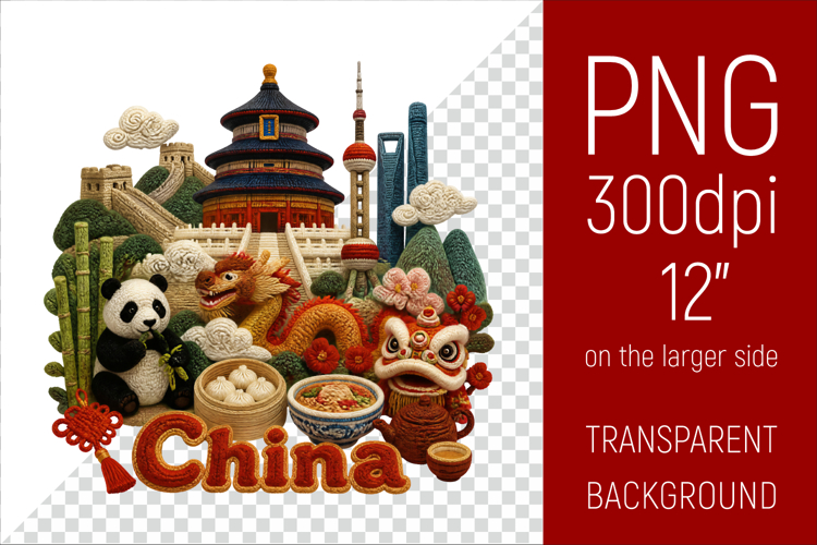 China Travel Landmark | National Culture Illustratio