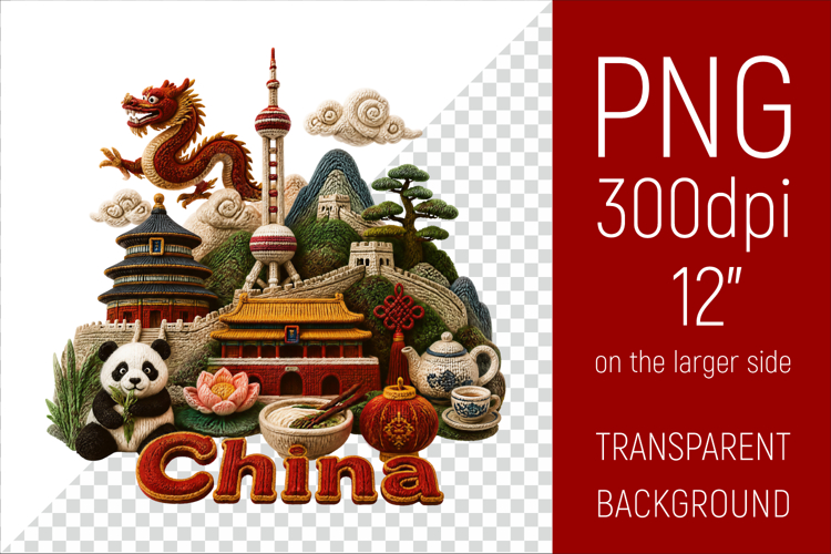 China Travel Landmark | National Culture Illustratio