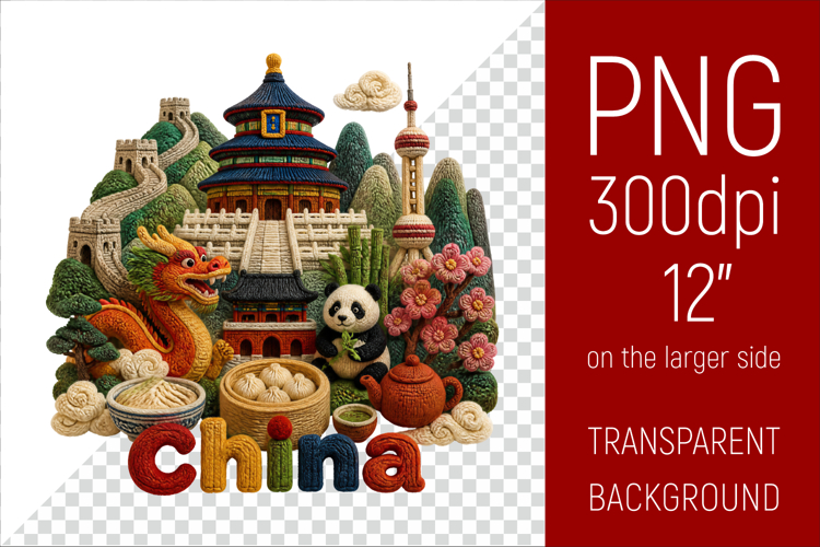 China Travel Landmark | National Culture Illustratio