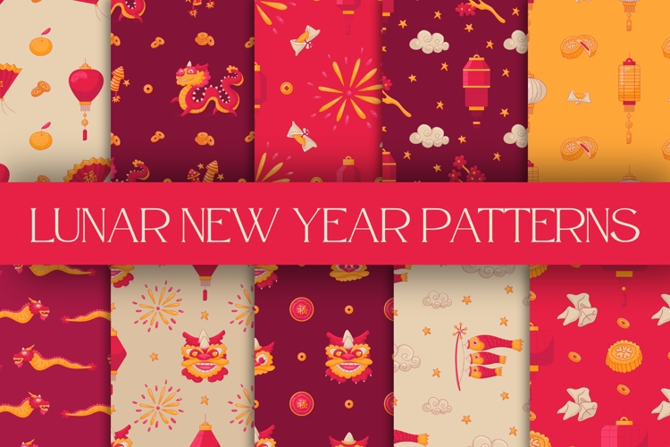 Celebration Lunar New Year Patterns
