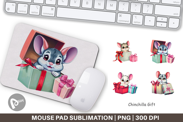 Mouse Pad Chinchilla Gift