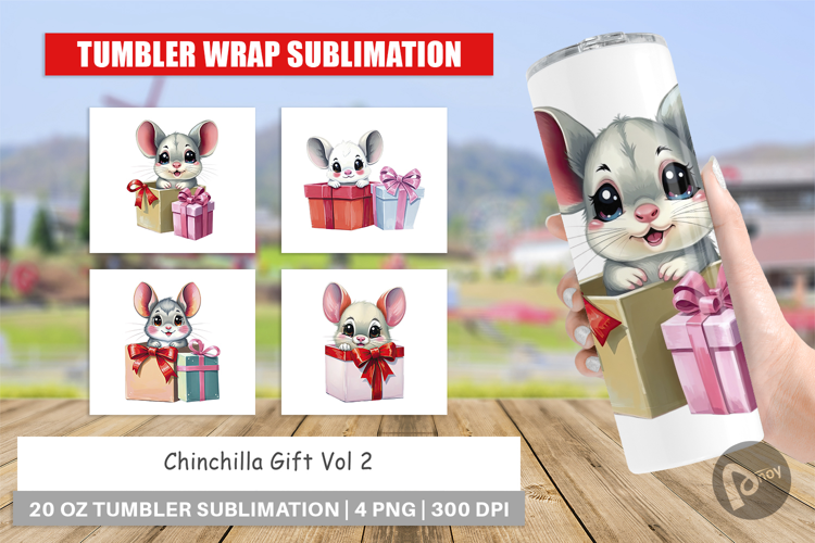 Tumbler Chinchilla Gift