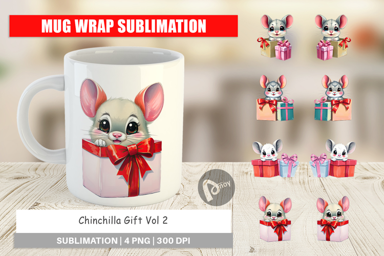 Mug Wrap Chinchilla Gift