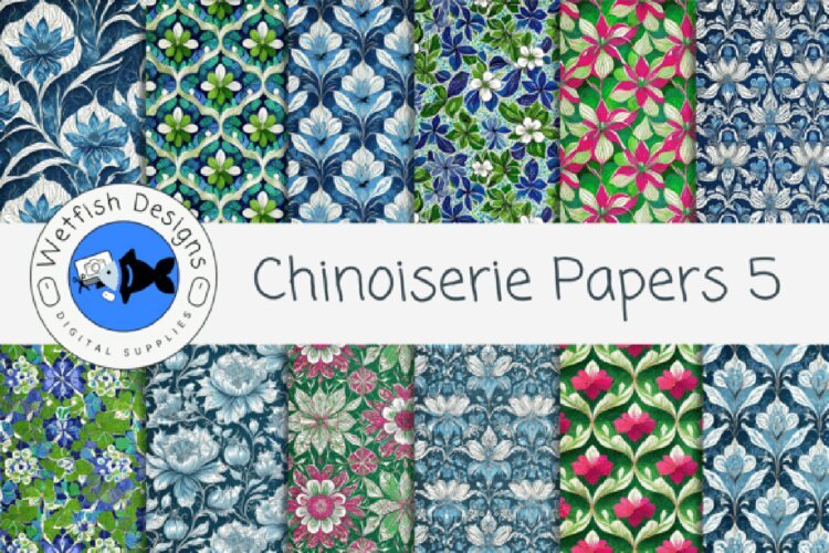 Chinoiserie Papers 5 example image 1