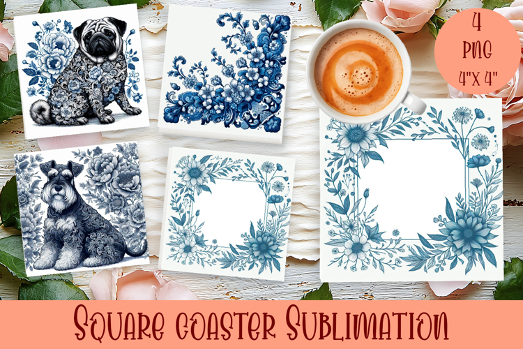 Blue Flower Clipart Image 8