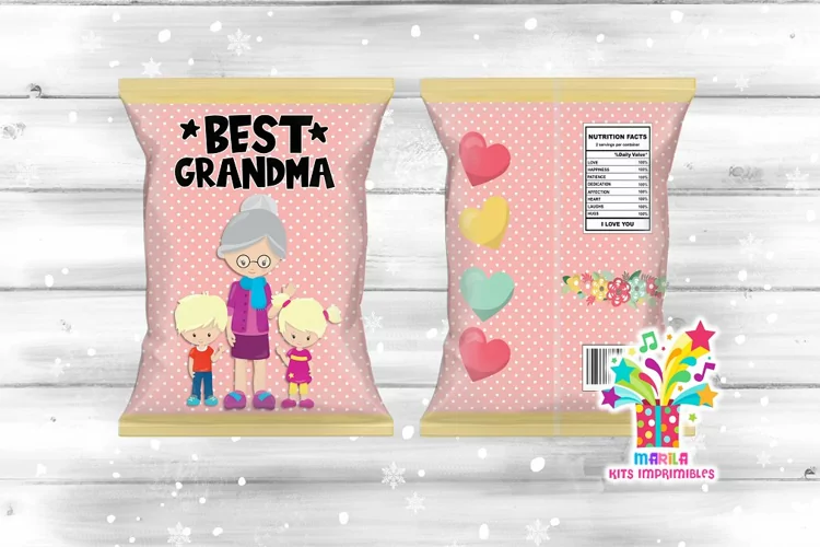 Best Grandma Day Chip Bag #1