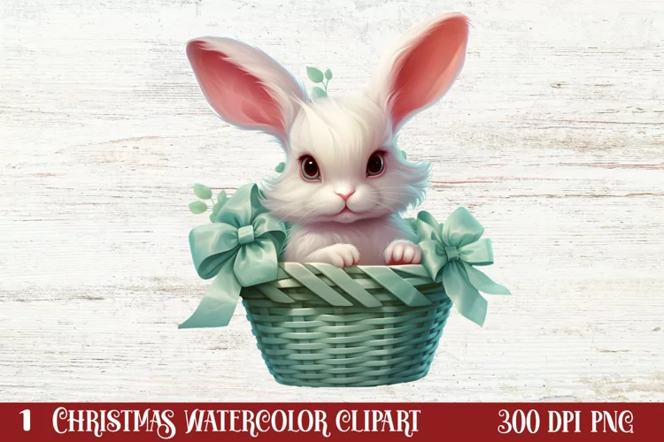 Chirstmas Bunnies Clipart , Chirstmas Bunnies Clipart,