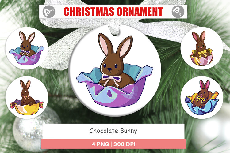 Ornament Chocolate Bunny example image 1