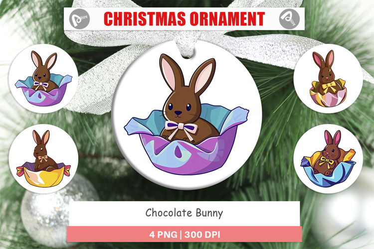 Ornament Chocolate Bunny