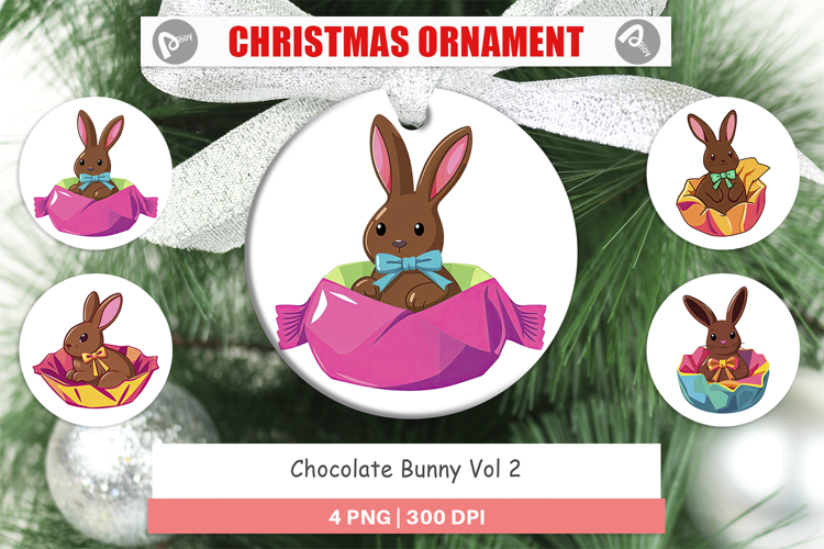 Ornament Chocolate Bunny